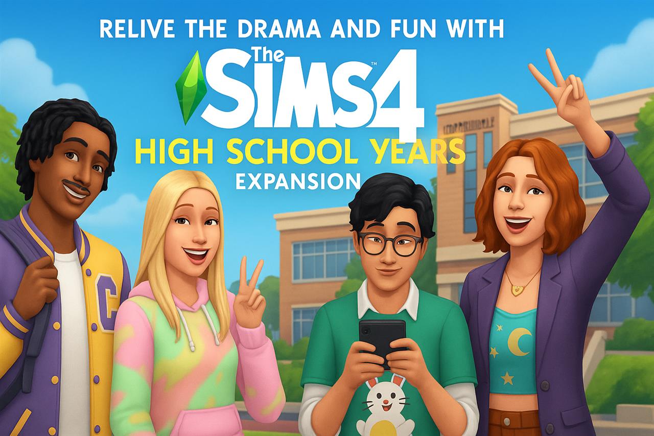 Relive the drama and fun with the sims 4 - high school years expansion