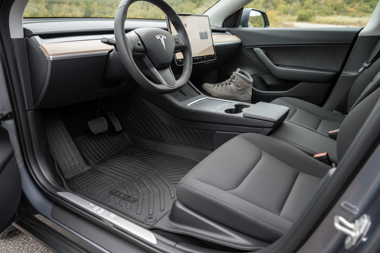 Hitta Rätt Tesla Model Y Mattor: Skydda och Förbättra Din Bil